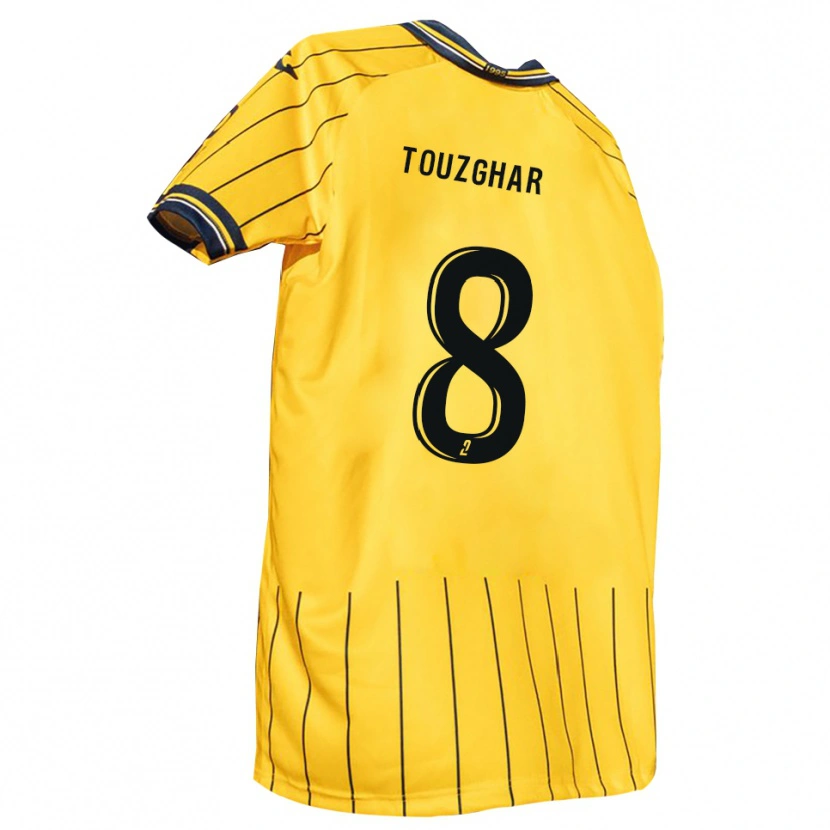 Danxen Herren Rayan Touzghar #8 Gelb Marine Heimtrikot Trikot 2025/26 T-Shirt Österreich