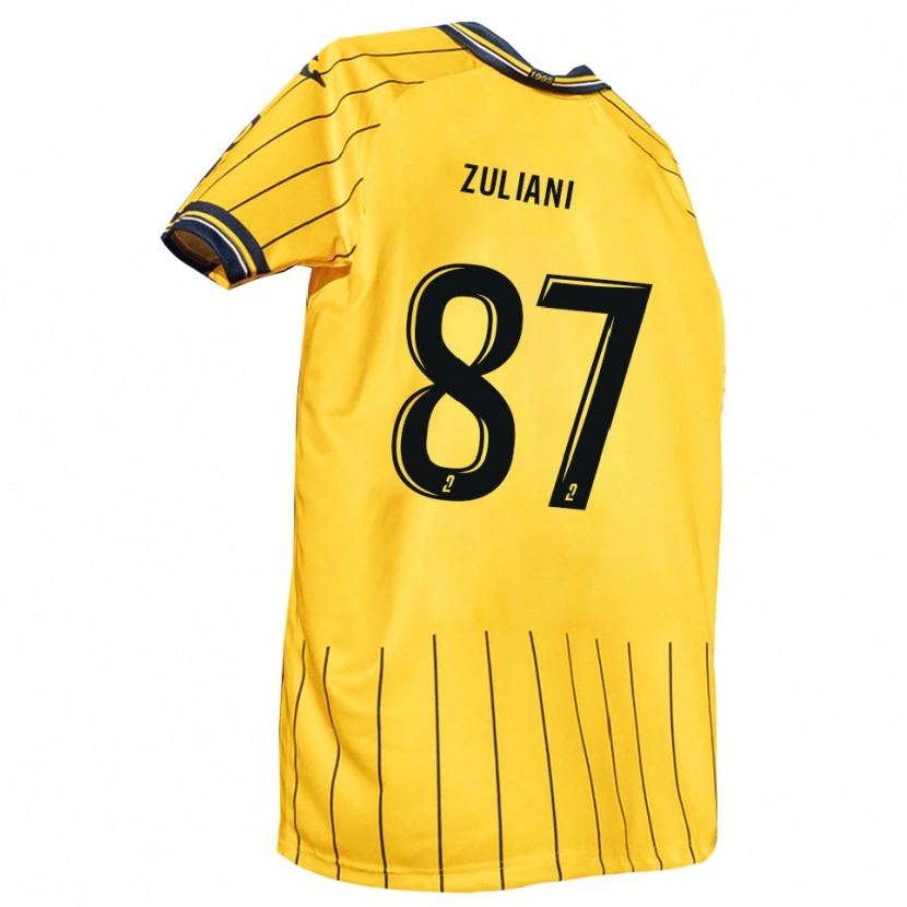 Danxen Herren Edhy Zuliani #87 Gelb Marine Heimtrikot Trikot 2025/26 T-Shirt Österreich