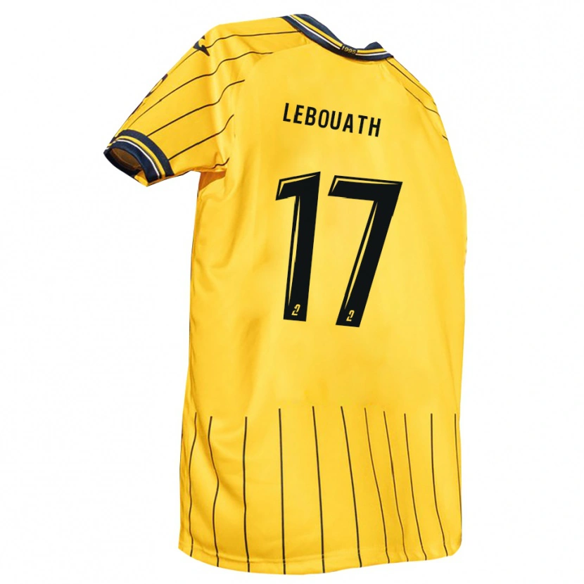 Danxen Herren Salif Lebouath #17 Gelb Marine Heimtrikot Trikot 2025/26 T-Shirt Österreich