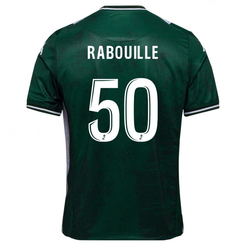 Danxen Herren Valentin Rabouille #50 Grün Weiß Heimtrikot Trikot 2025/26 T-Shirt Österreich
