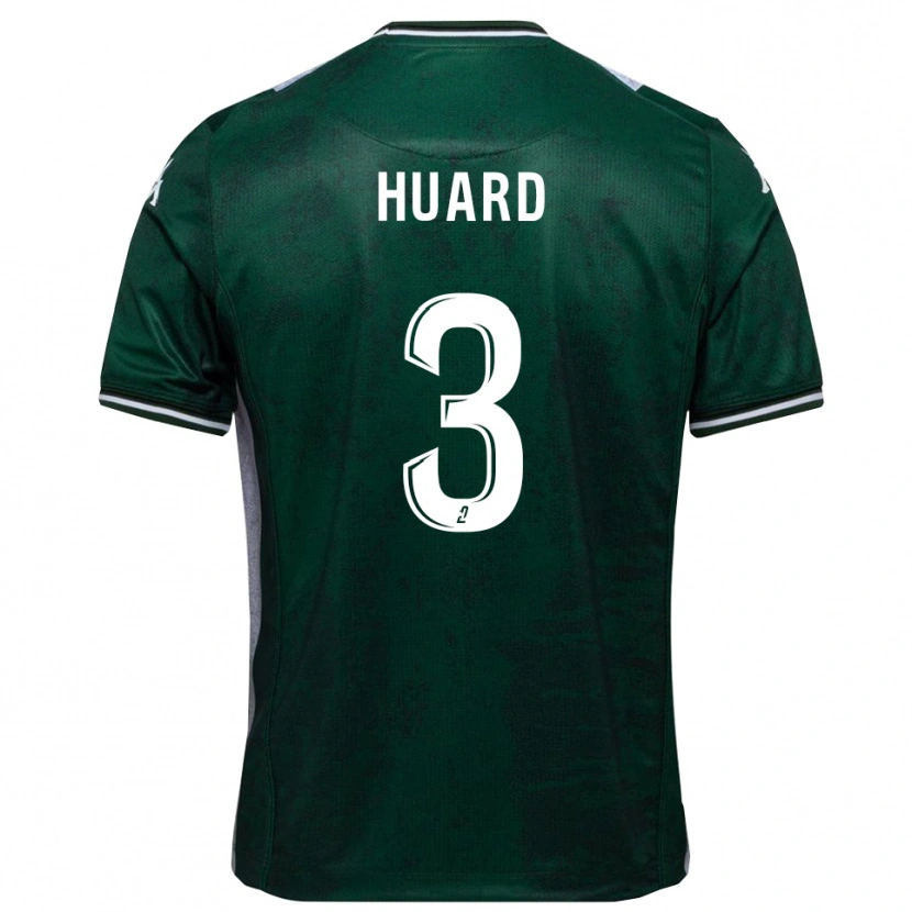 Danxen Herren Matthieu Huard #3 Grün Weiß Heimtrikot Trikot 2025/26 T-Shirt Österreich
