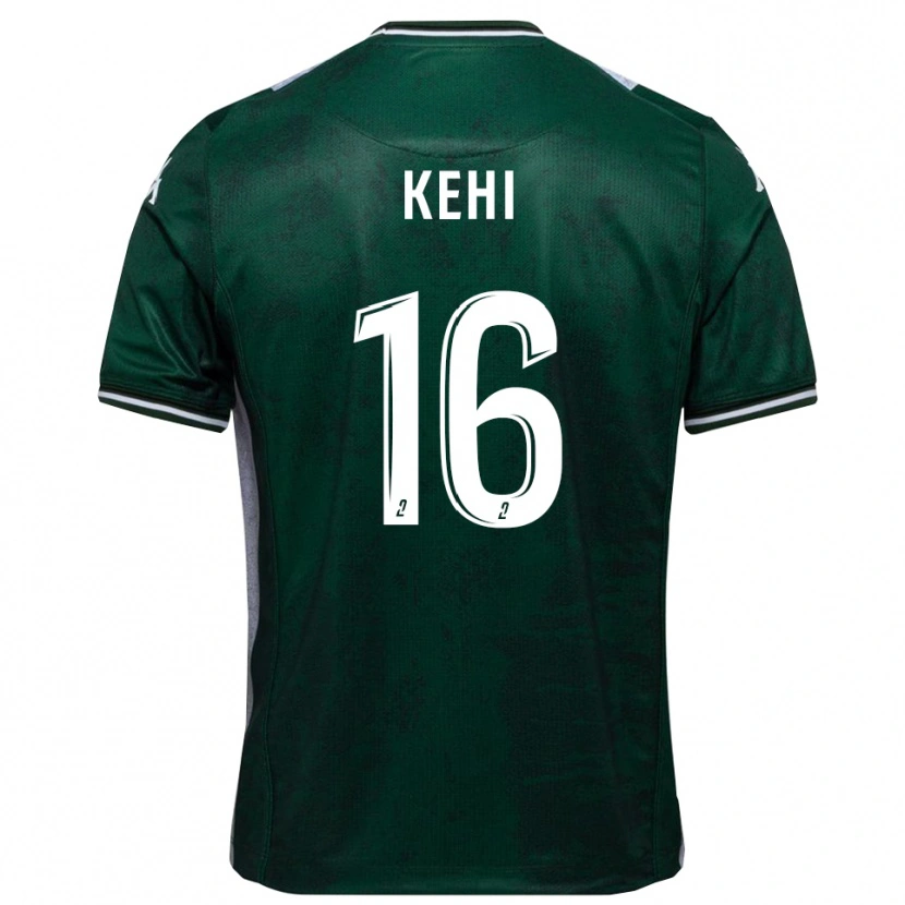 Danxen Herren Marc-Olivier Kehi #16 Grün Weiß Heimtrikot Trikot 2025/26 T-Shirt Österreich