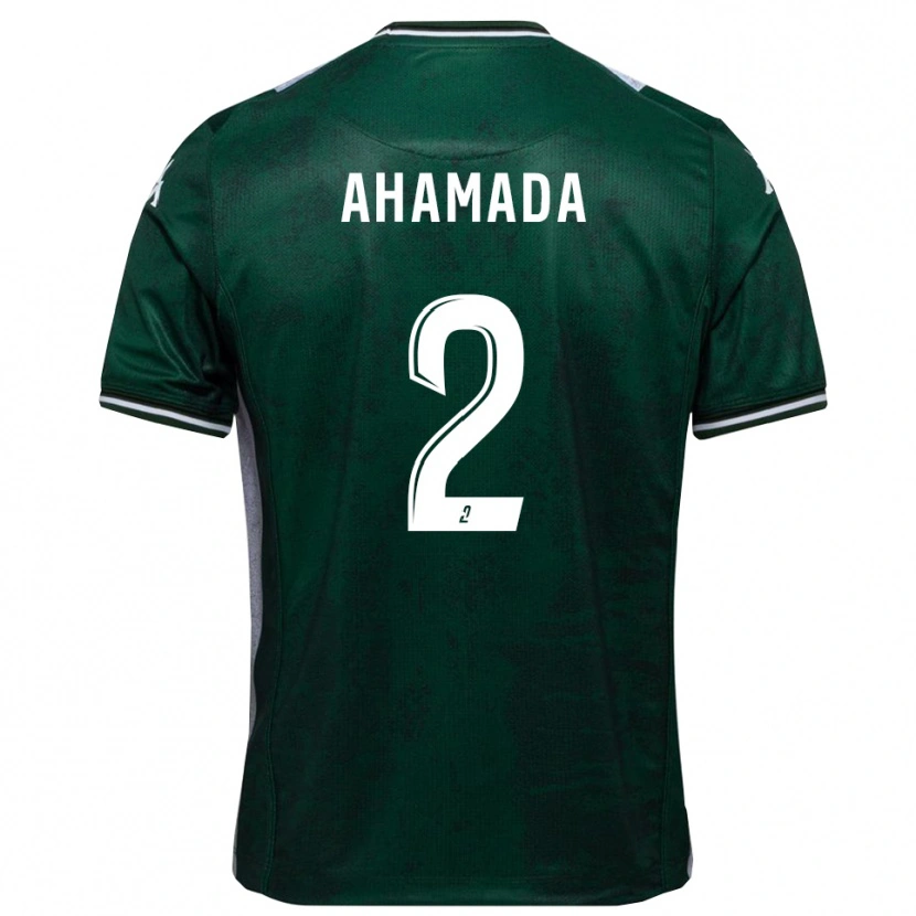 Danxen Herren Mohafidh Ahamada #2 Grün Weiß Heimtrikot Trikot 2025/26 T-Shirt Österreich