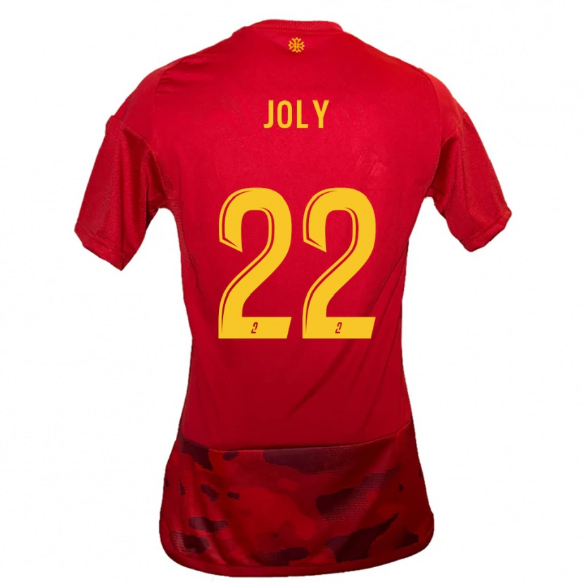 Danxen Herren Octave Joly #22 Rot Gelb Heimtrikot Trikot 2025/26 T-Shirt Österreich