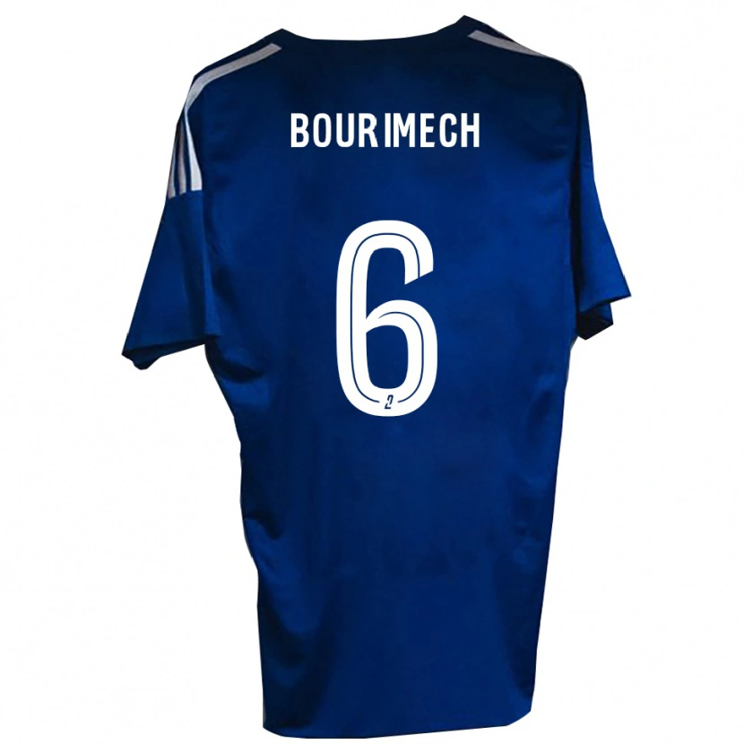 Danxen Herren Ilyes Bourimech #6 Blau Weiß Heimtrikot Trikot 2025/26 T-Shirt Österreich