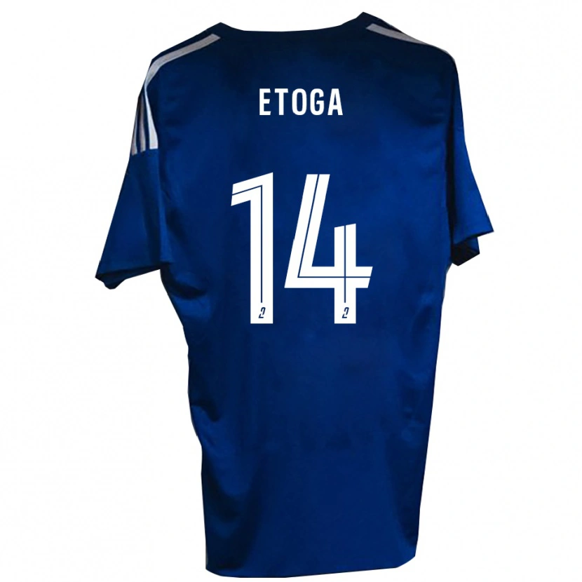 Danxen Herren Loïc Etoga #14 Blau Weiß Heimtrikot Trikot 2025/26 T-Shirt Österreich