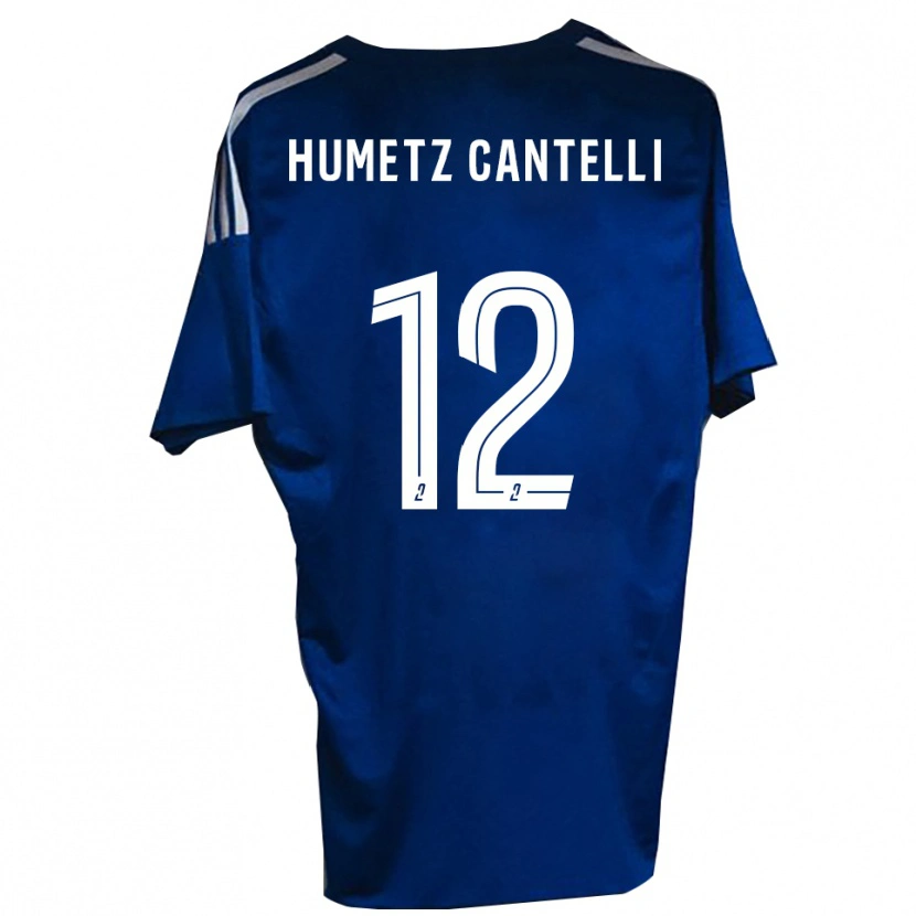 Danxen Herren Ange Humetz Cantelli #12 Blau Weiß Heimtrikot Trikot 2025/26 T-Shirt Österreich