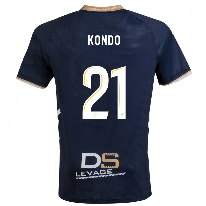 Danxen Herren Geoffrey Kondo #21 Marine Gold Heimtrikot Trikot 2025/26 T-Shirt Österreich