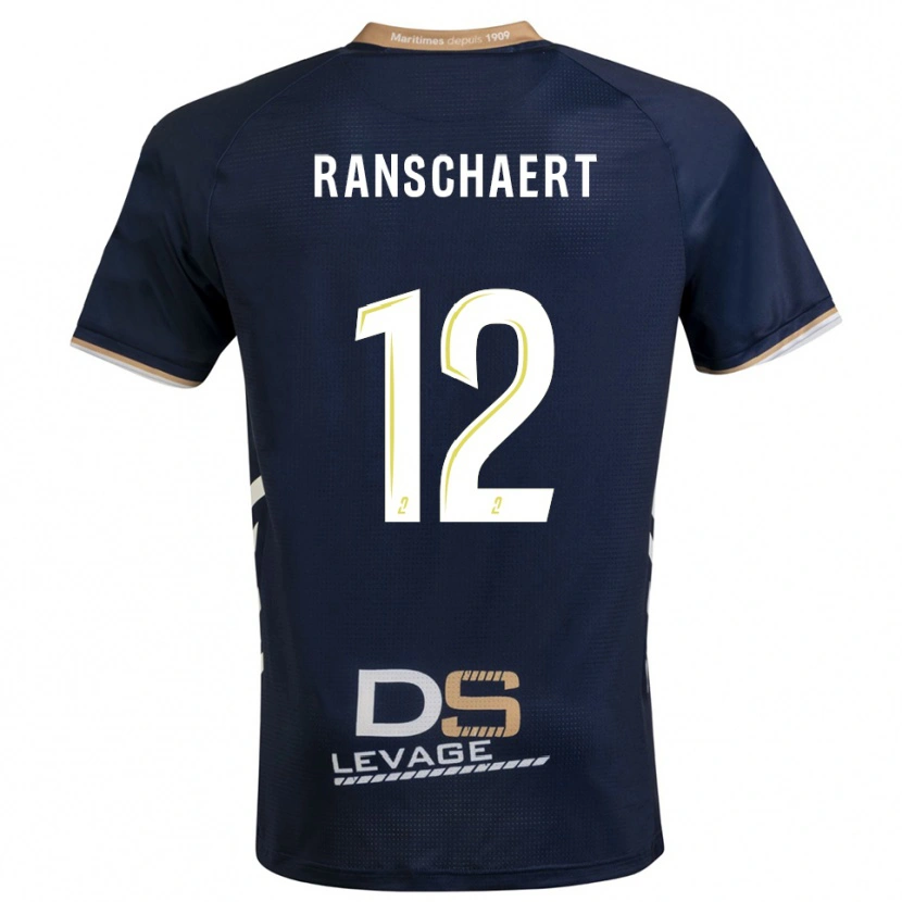 Danxen Herren Rafael Ranschaert #12 Marine Gold Heimtrikot Trikot 2025/26 T-Shirt Österreich