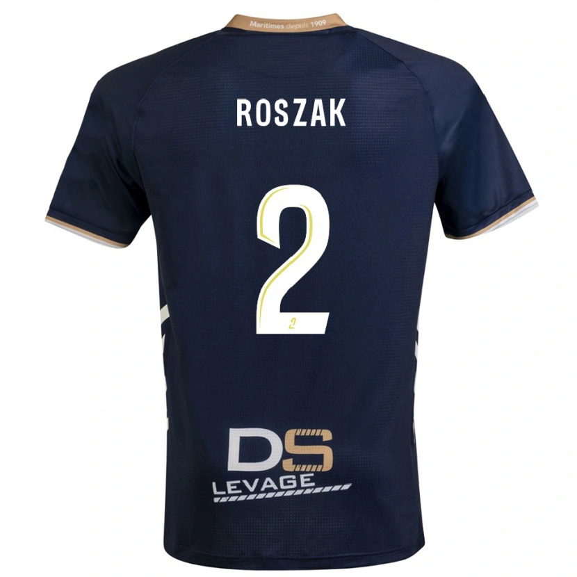 Danxen Herren Dimitri Roszak #2 Marine Gold Heimtrikot Trikot 2025/26 T-Shirt Österreich
