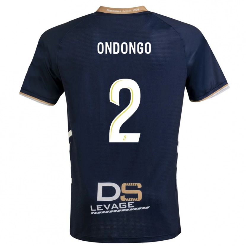 Danxen Herren Brayane Ondongo #2 Marine Gold Heimtrikot Trikot 2025/26 T-Shirt Österreich