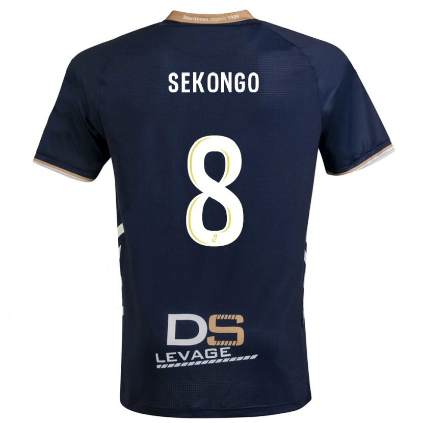 Danxen Herren Anto Sekongo #8 Marine Gold Heimtrikot Trikot 2025/26 T-Shirt Österreich
