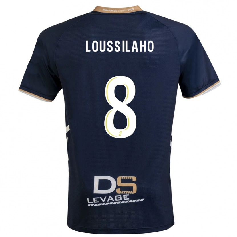 Danxen Herren Lenny Dziki Loussilaho #8 Marine Gold Heimtrikot Trikot 2025/26 T-Shirt Österreich