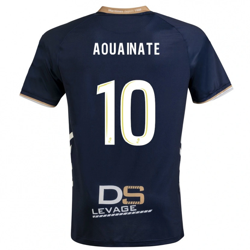 Danxen Herren Aymane Aouainate #10 Marine Gold Heimtrikot Trikot 2025/26 T-Shirt Österreich