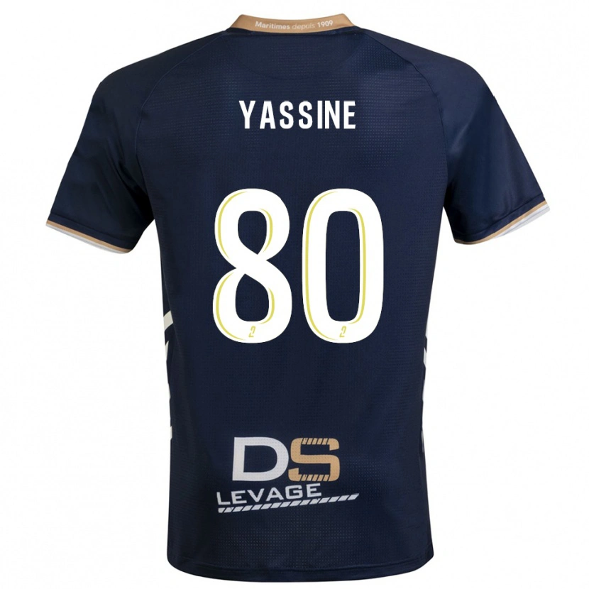 Danxen Herren Gessime Yassine #80 Marine Gold Heimtrikot Trikot 2025/26 T-Shirt Österreich