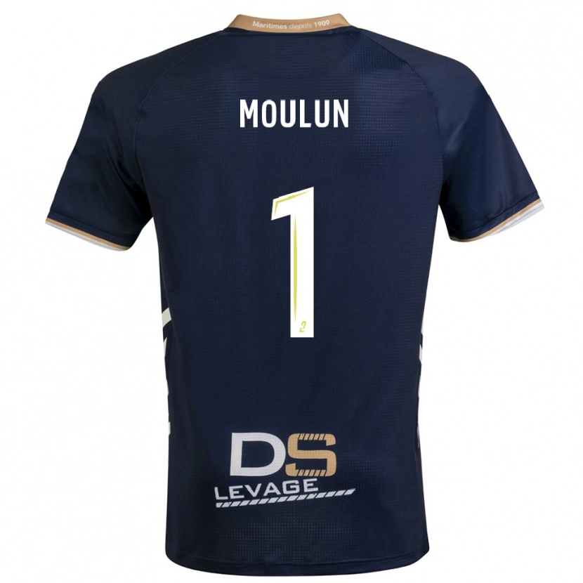 Danxen Herren Clément Moulun #1 Marine Gold Heimtrikot Trikot 2025/26 T-Shirt Österreich