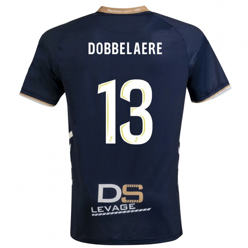 Danxen Herren Maxime Dobbelaere #13 Marine Gold Heimtrikot Trikot 2025/26 T-Shirt Österreich