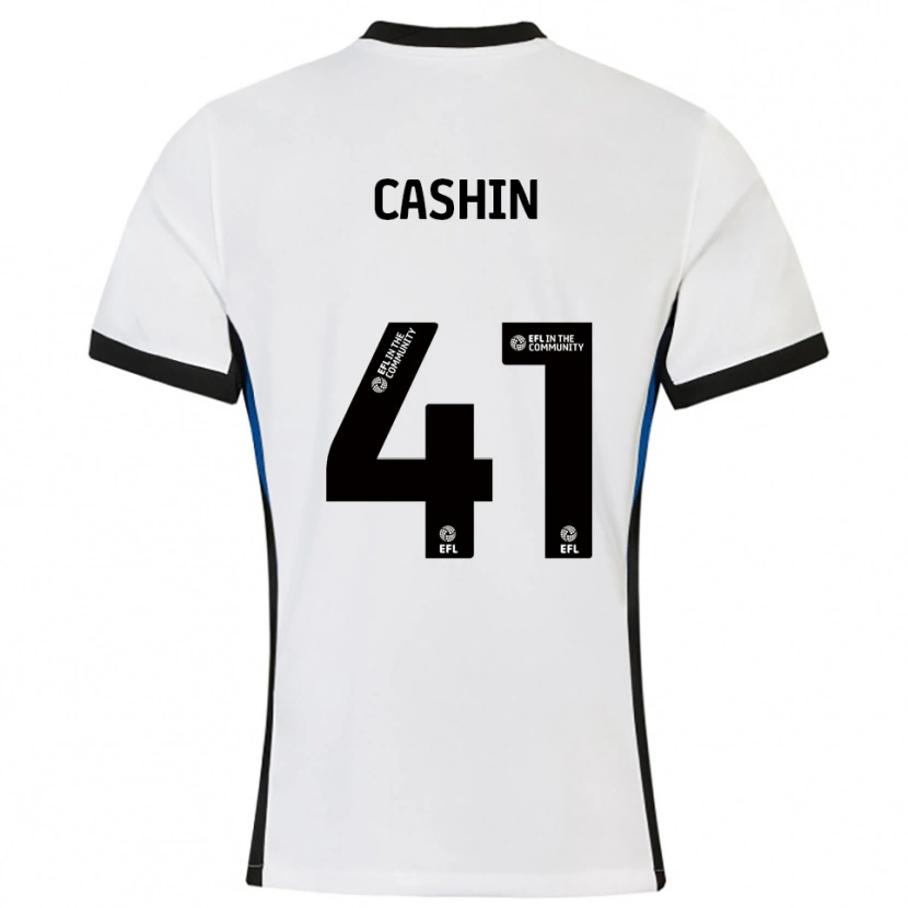 Danxen Herren Eiran Cashin #41 Weiß Blau Auswärtstrikot Trikot 2025/26 T-Shirt Österreich