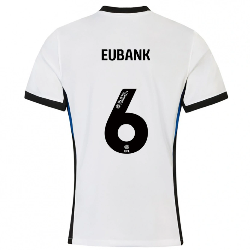 Danxen Herren Cameron Eubank #6 Weiß Blau Auswärtstrikot Trikot 2025/26 T-Shirt Österreich