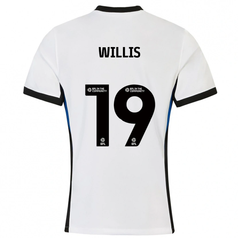 Danxen Herren Zach Willis #19 Weiß Blau Auswärtstrikot Trikot 2025/26 T-Shirt Österreich
