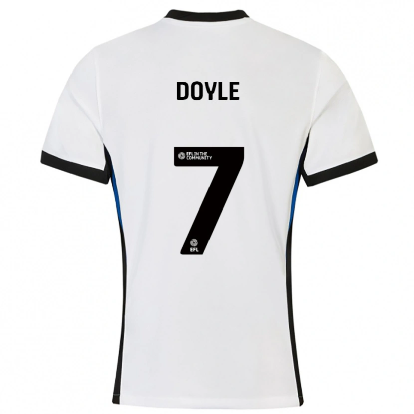 Danxen Herren Tommy Doyle #7 Weiß Blau Auswärtstrikot Trikot 2025/26 T-Shirt Österreich