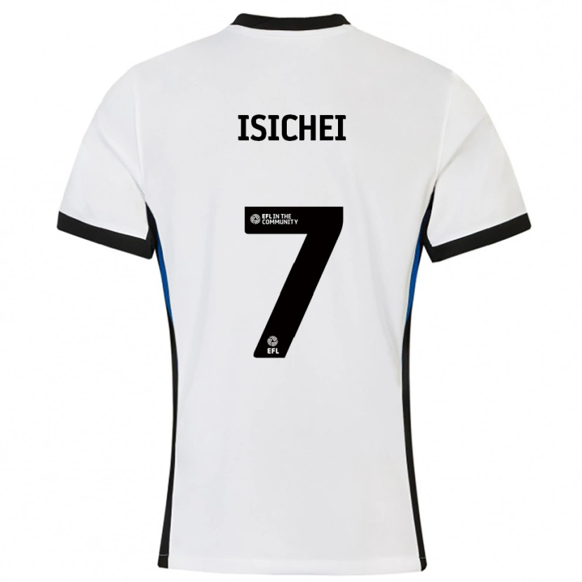 Danxen Herren Daniel Isichei #7 Weiß Blau Auswärtstrikot Trikot 2025/26 T-Shirt Österreich