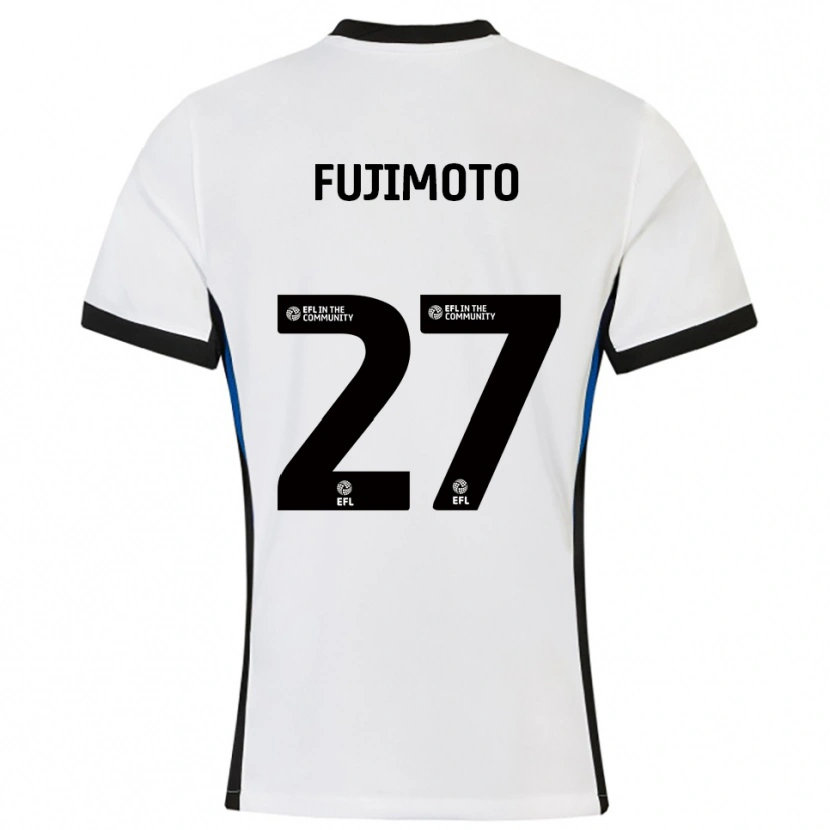 Danxen Herren Kanya Fujimoto #27 Weiß Blau Auswärtstrikot Trikot 2025/26 T-Shirt Österreich