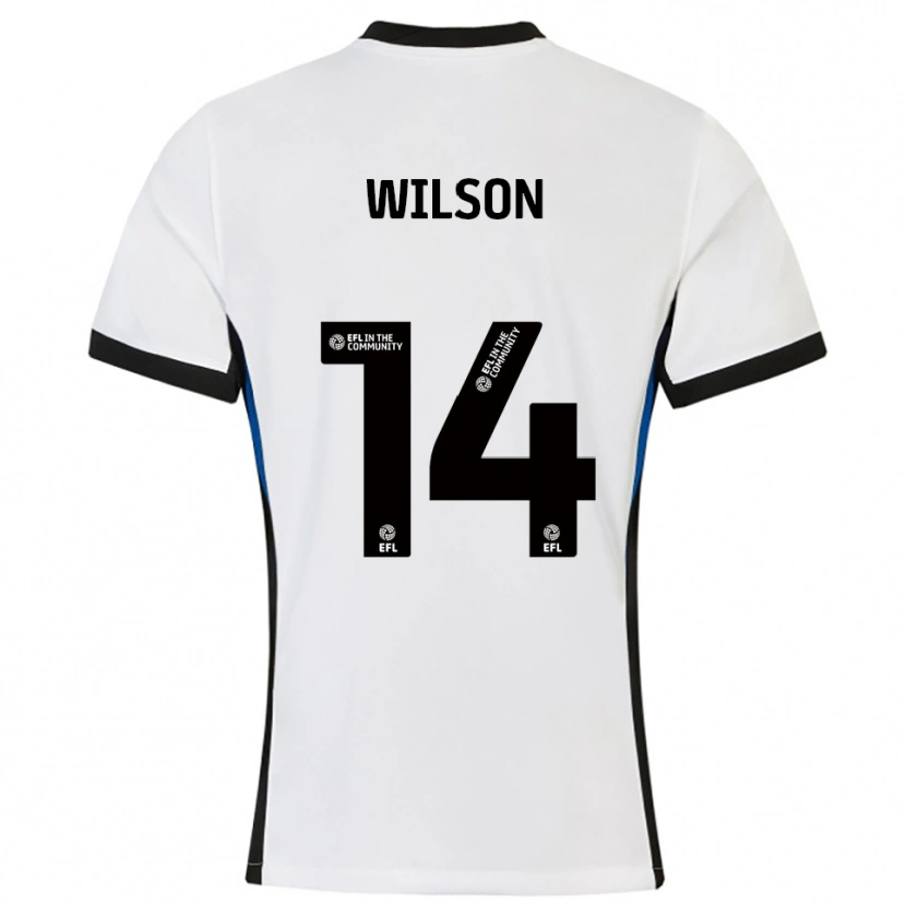 Danxen Herren Siobhan Wilson #14 Weiß Blau Auswärtstrikot Trikot 2025/26 T-Shirt Österreich