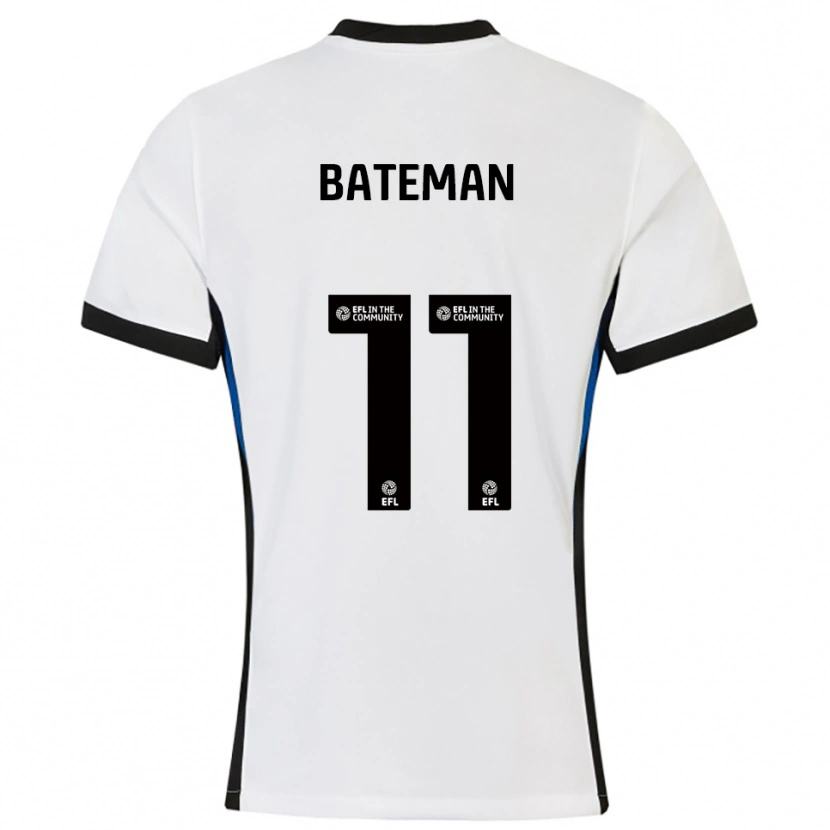 Danxen Herren Briar Bateman #11 Weiß Blau Auswärtstrikot Trikot 2025/26 T-Shirt Österreich