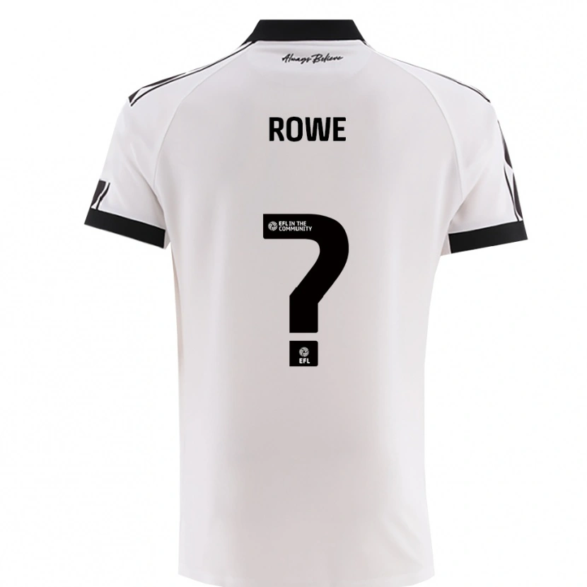 Danxen Herren Romani Rowe #0 Weiß Schwarz Auswärtstrikot Trikot 2025/26 T-Shirt Österreich