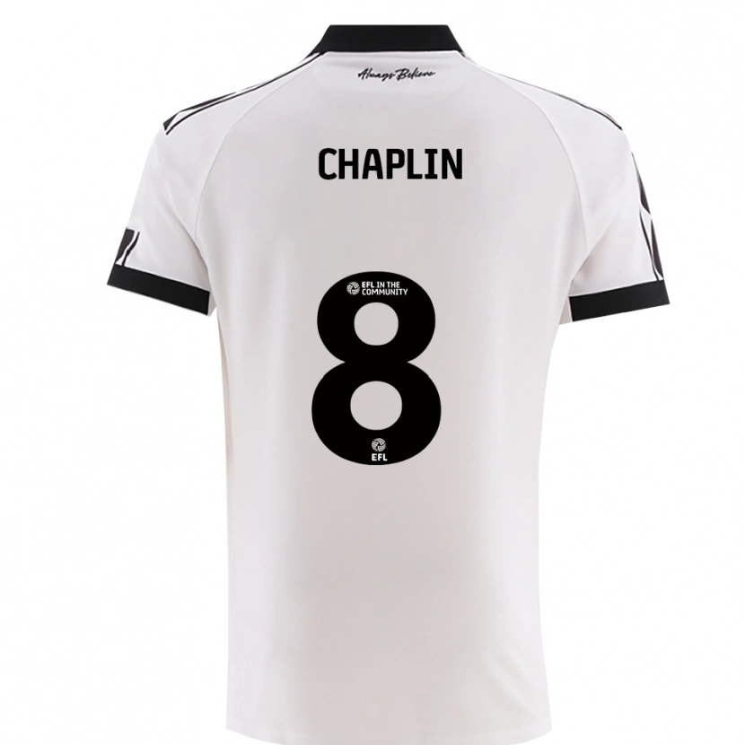 Danxen Herren Tom Chaplin #8 Weiß Schwarz Auswärtstrikot Trikot 2025/26 T-Shirt Österreich