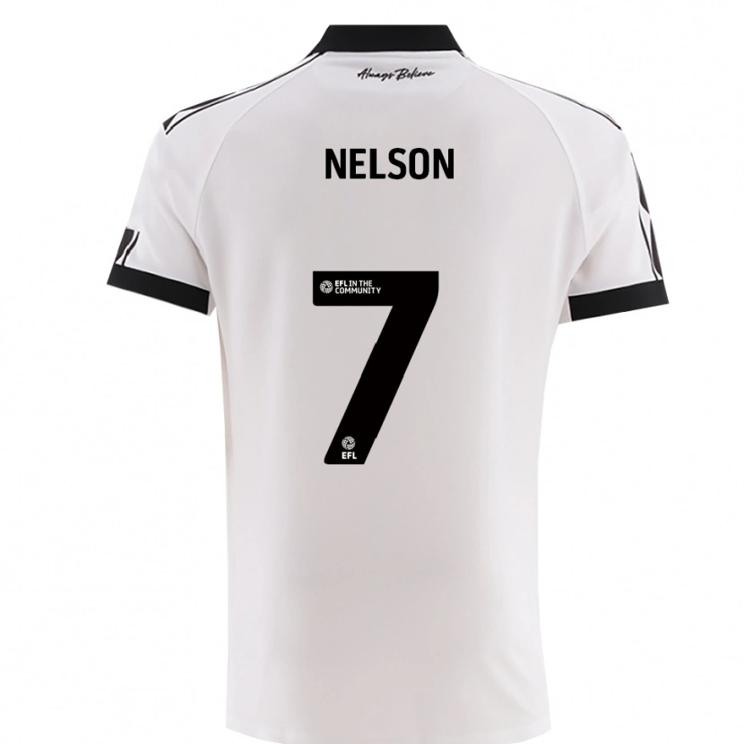 Danxen Herren Raekwon Nelson #7 Weiß Schwarz Auswärtstrikot Trikot 2025/26 T-Shirt Österreich