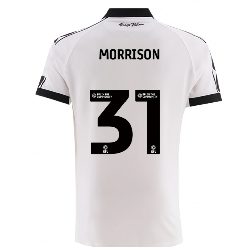 Danxen Herren Elijah Morrison #31 Weiß Schwarz Auswärtstrikot Trikot 2025/26 T-Shirt Österreich
