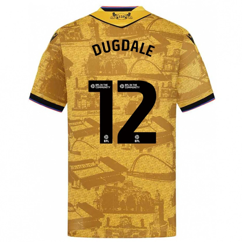 Danxen Herren Rachel Dugdale #12 Gold Schwarz Auswärtstrikot Trikot 2025/26 T-Shirt Österreich