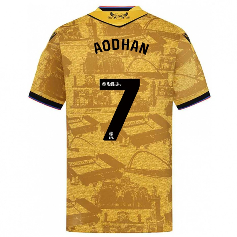 Danxen Herren Aodhan Doherty #7 Gold Schwarz Auswärtstrikot Trikot 2025/26 T-Shirt Österreich