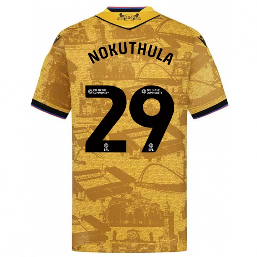 Danxen Herren Faith Nokuthula #29 Gold Schwarz Auswärtstrikot Trikot 2025/26 T-Shirt Österreich
