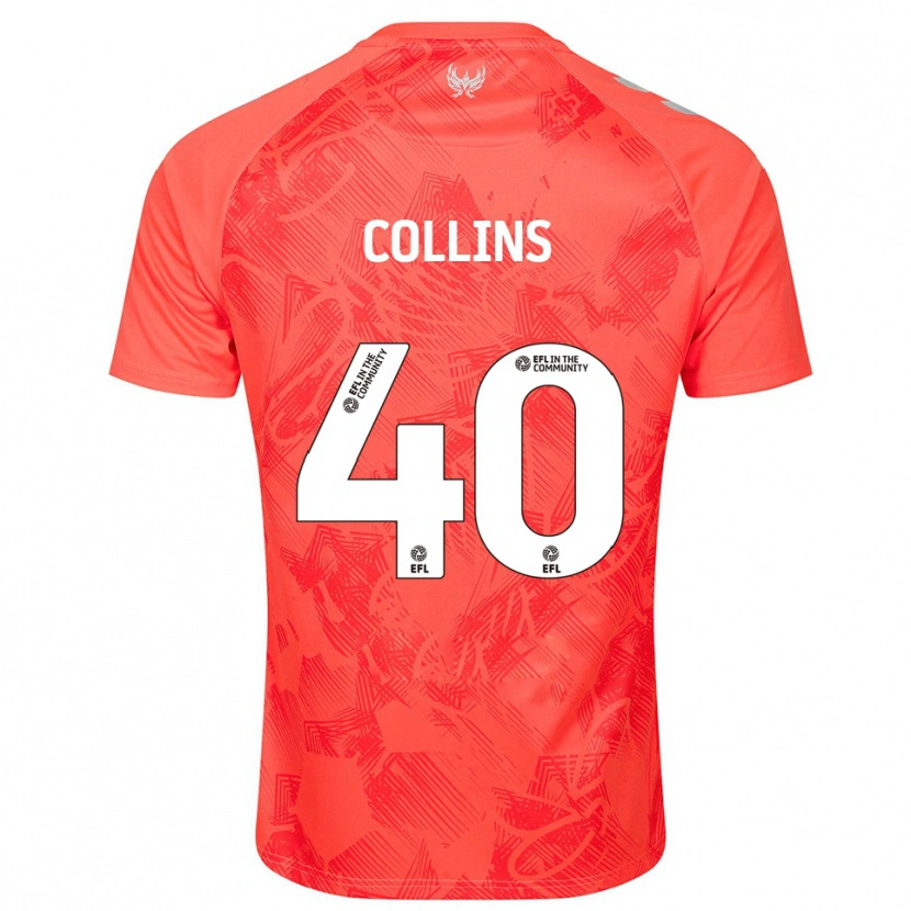 Danxen Herren Brad Collins #40 Orange Weiß Auswärtstrikot Trikot 2025/26 T-Shirt Österreich