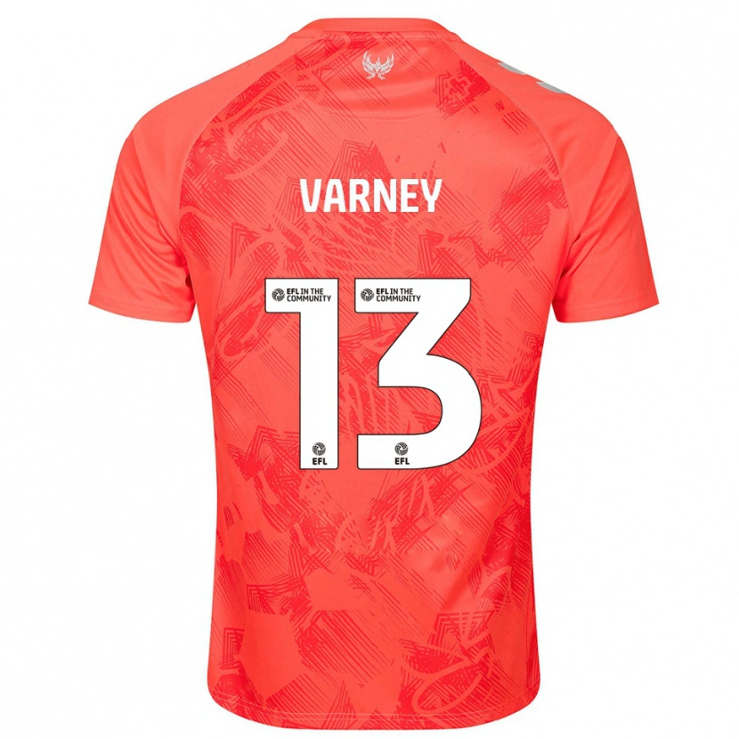 Danxen Herren Oscar Varney #13 Orange Weiß Auswärtstrikot Trikot 2025/26 T-Shirt Österreich