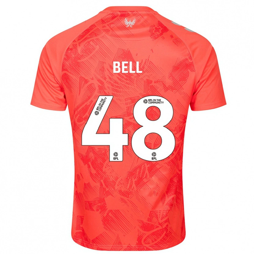 Danxen Herren Luke Bell #48 Orange Weiß Auswärtstrikot Trikot 2025/26 T-Shirt Österreich