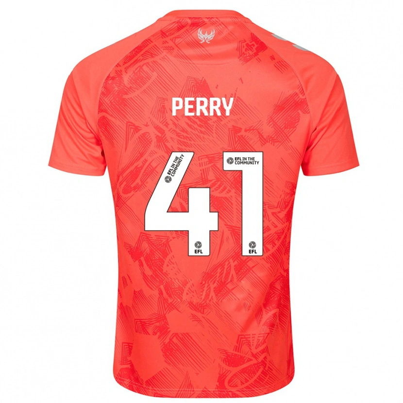 Danxen Herren Callum Perry #41 Orange Weiß Auswärtstrikot Trikot 2025/26 T-Shirt Österreich