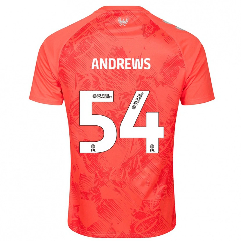 Danxen Herren Kai Andrews #54 Orange Weiß Auswärtstrikot Trikot 2025/26 T-Shirt Österreich