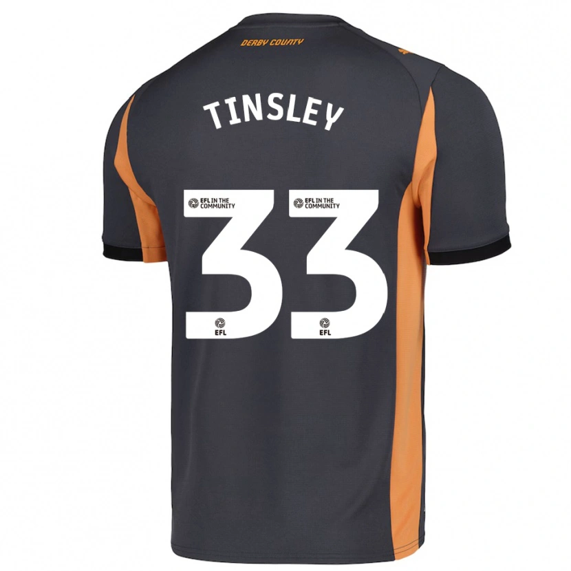 Danxen Herren Megan Tinsley #33 Grau Orange Schwarz Auswärtstrikot Trikot 2025/26 T-Shirt Österreich