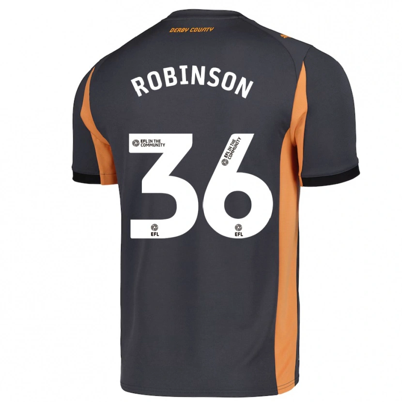 Danxen Herren Keilen Robinson #36 Grau Orange Schwarz Auswärtstrikot Trikot 2025/26 T-Shirt Österreich