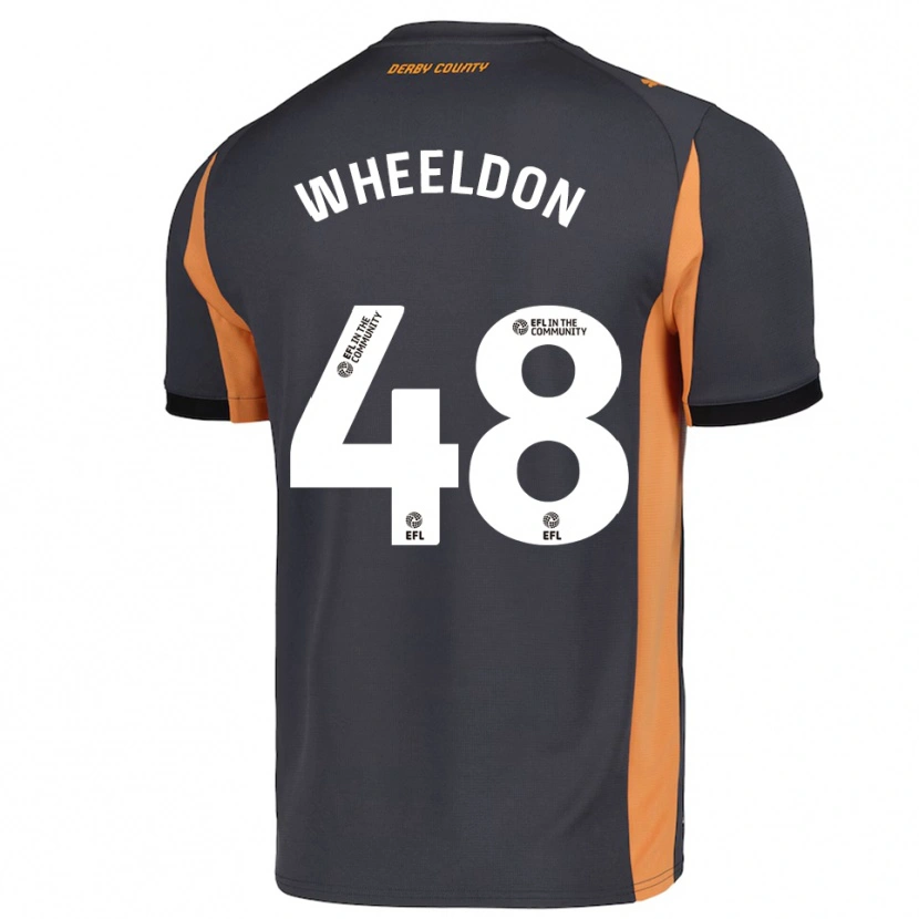 Danxen Herren Lennon Wheeldon #48 Grau Orange Schwarz Auswärtstrikot Trikot 2025/26 T-Shirt Österreich