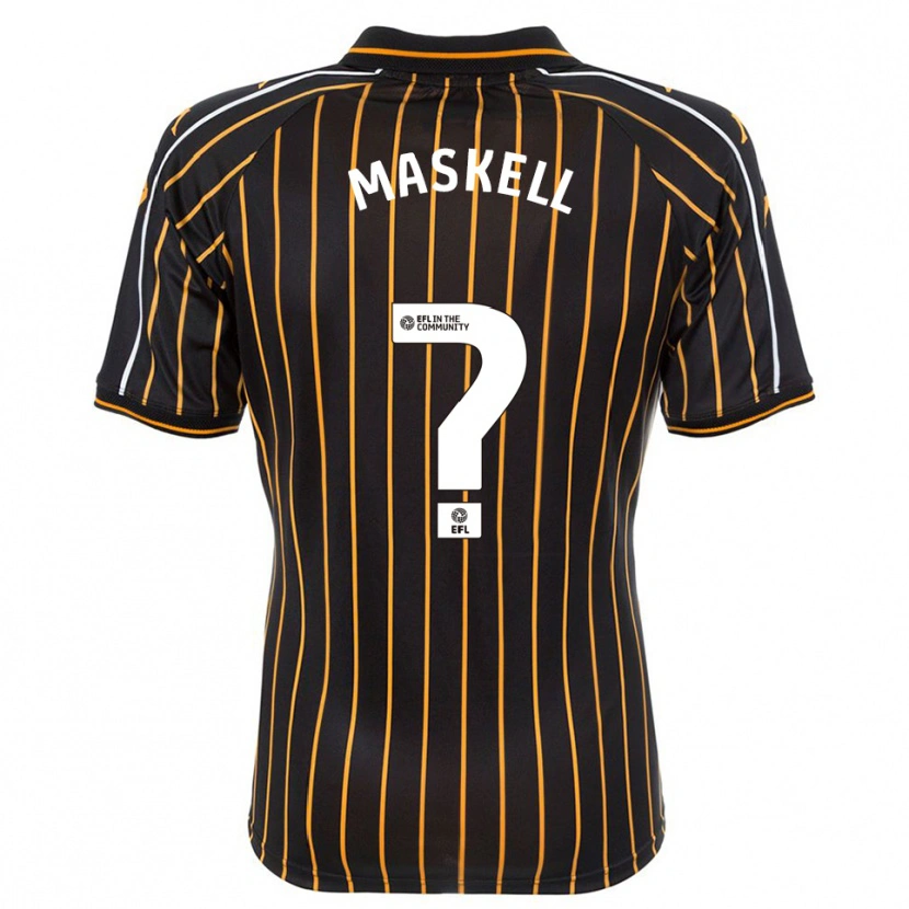 Danxen Herren Alfie Maskell #0 Weiß Schwarz Auswärtstrikot Trikot 2025/26 T-Shirt Österreich