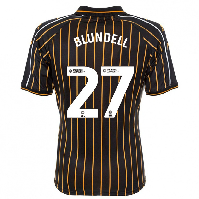 Danxen Herren Maddie Blundell #27 Weiß Schwarz Auswärtstrikot Trikot 2025/26 T-Shirt Österreich