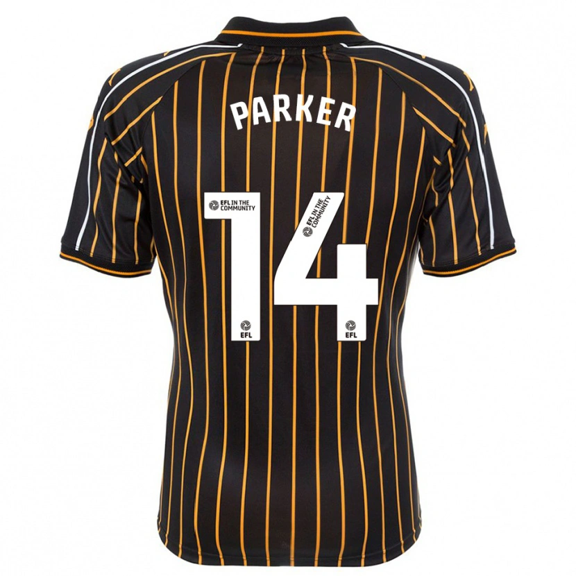 Danxen Herren Hugh Parker #14 Weiß Schwarz Auswärtstrikot Trikot 2025/26 T-Shirt Österreich