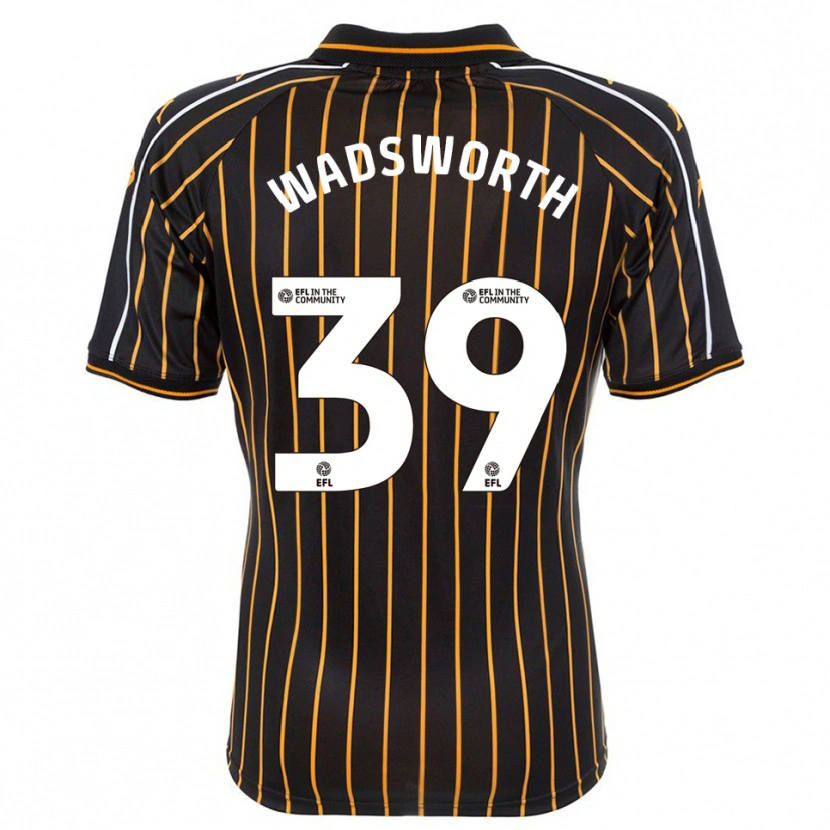 Danxen Herren Noah Wadsworth #39 Weiß Schwarz Auswärtstrikot Trikot 2025/26 T-Shirt Österreich