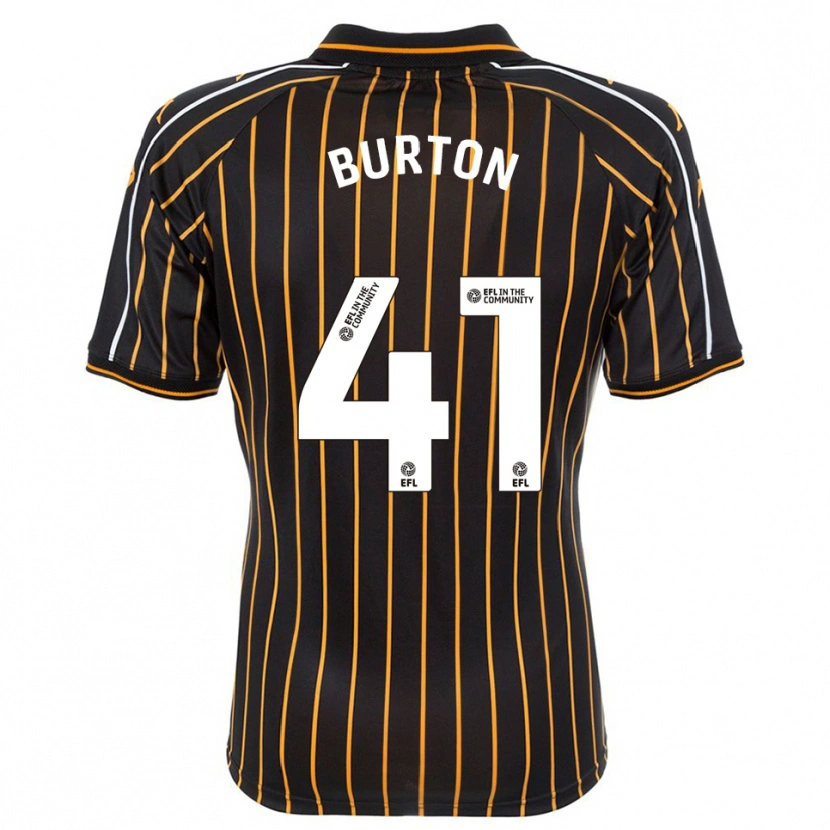 Danxen Herren Jess Burton #41 Weiß Schwarz Auswärtstrikot Trikot 2025/26 T-Shirt Österreich