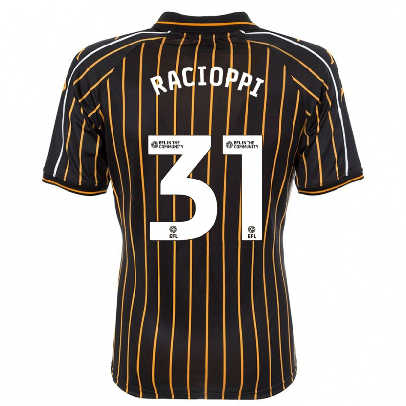 Danxen Herren Anthony Racioppi #31 Weiß Schwarz Auswärtstrikot Trikot 2025/26 T-Shirt Österreich